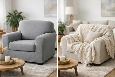 Housse fauteuil ou plaid: que choisir ?