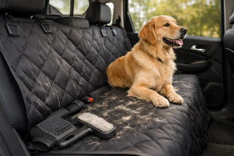 Protection siège voiture contre poils chien