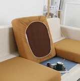 Housse de Coussin Canapé <br> Extensible Camel