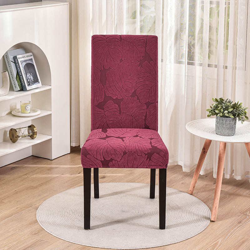 Housse De Chaise Rayures Arc-en-ciel – Tissu élastique Polyester – Pour Chaises Sans Accoudoirs – Lavable En Machine