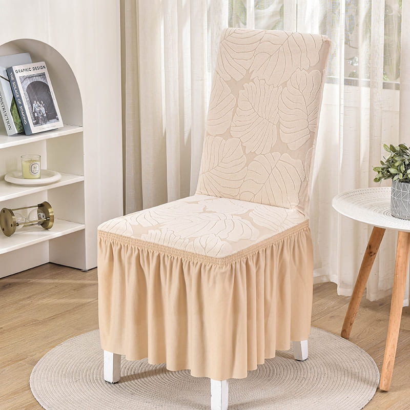 Lot De 4 Housses De Chaise Scandinaves Jaotto - Extensibles Et Jacquard - Salle à Manger