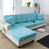Housse de Coussin Canapé <br> Extensible Bleu Ciel