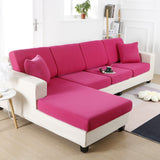 Housse de Coussin Canapé <br> Extensible Fuchsia