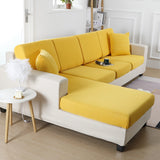 Housse de Coussin Canapé <br> Extensible Jaune