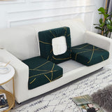 Housse de Coussin Canapé <br> Imprimé Vert