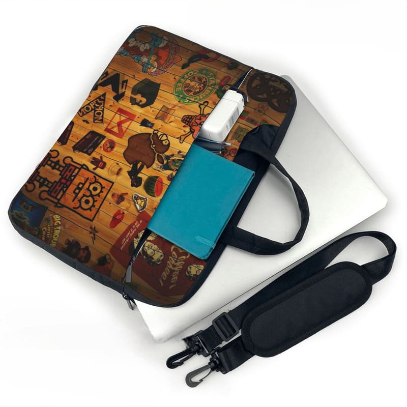 Housse De Protection Motif De Feuilles Pour Votre Ordinateur Portable 14 Pouce Multicolore 1 360x255x30mm Housse De Protection Motif De Feuilles Pour Votre Ordinateur Portable 14 Pouce Multicolore 1 360x255x30mm