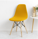housse-de-chaise-scandinave-jaune