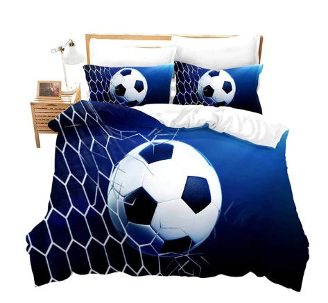 Housse de Couette Foot Bleu Roi | 1001 Housses