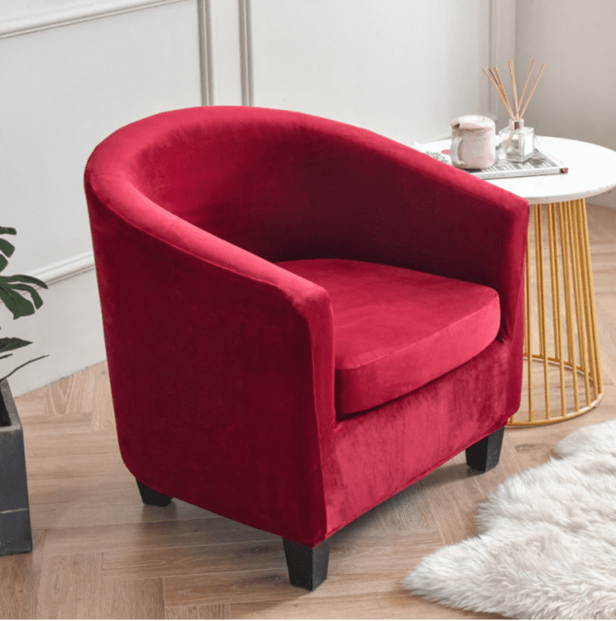 Housses de chaise de baignoire en velours extensible Housses de Housses de chaise de baignoire en velours extensible Housses de
