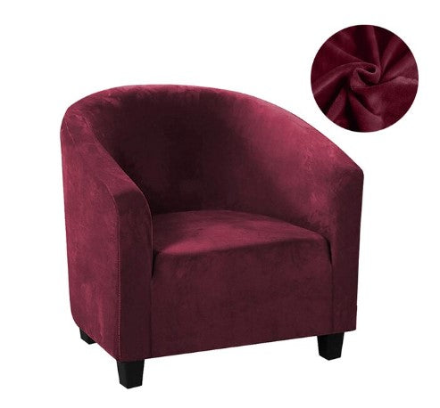 Housse De Fauteuil IRGE - Couleur Bordeaux - Protection Et Décoration