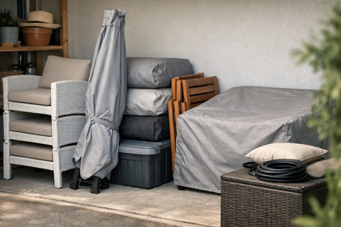 Comment ranger son mobilier extérieur sans l’abîmer