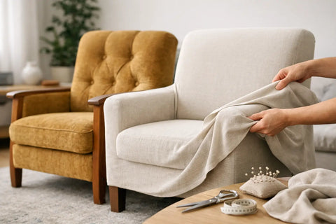 Comment relooker un fauteuil avec une housse