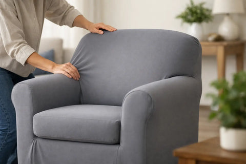 Comment poser une housse de fauteuil sans plis
