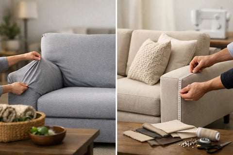 Housse canapé extensible ou sur mesure ?