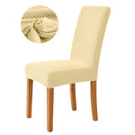 Housse de chaise <br> Extensible Beige