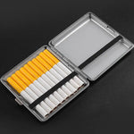 Etui a cigarettes <br> Métal et Cuir