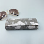 Etui lunette Floral Gris