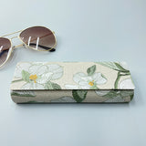 Etui lunette Floral Vert