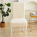 Housse de chaise <br> en Jacquard Beige