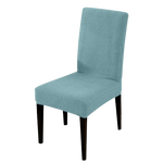 Housse de chaise <br> en Jacquard Bleu Clair