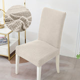 Housse de chaise <br> en Jacquard Crème