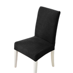 Housse de chaise <br> en Jacquard Noir