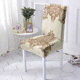 Housse de Chaise Extensible <br> Baroque Blanc