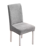 Housse de Chaise Extensible <br> Jacquard Gris Clair