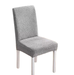 Housse de Chaise Extensible <br> Jacquard Gris Clair