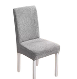 Housse de Chaise Extensible <br> Jacquard Gris Clair