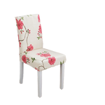Housse de chaise <br> Fleurie Rose