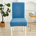 Housse de chaise <br> Florale Bleue