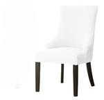 Housse de chaise <br> Inclinée Blanc