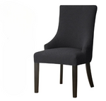 Housse de chaise <br> Inclinée Gris Foncé