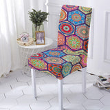 Housse de chaise <br> Mandala Multicolore