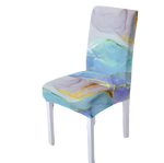 Housse de chaise <br> Marbrée Colorée