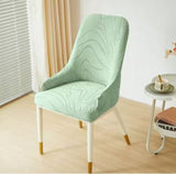 Housse de chaise scandinave avec accoudoirs vert