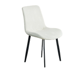 Housse chaise Scandinave <br> Contemporaine Blanc