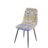 Housse chaise Scandinave <br> Géo Multicolore