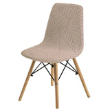 Housse chaise Scandinave Jacquard Beige