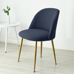 Housse chaise Scandinave <br> Maury Bleu Marine