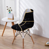 Housse chaise Scandinave <br> Moderne Noir