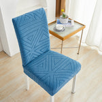 Housse de chaise <br> Triangle Bleu