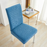 Housse de chaise <br> Triangle Bleu