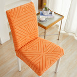 Housse de chaise <br> Triangle Orange