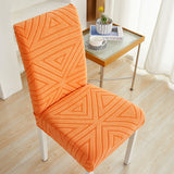 Housse de chaise <br> Triangle Orange