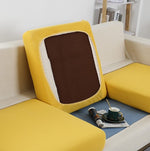 Housse de Coussin Canapé <br> Extensible Jaune