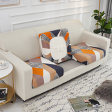 Housse de Coussin Canapé <br> Géométrique Orange