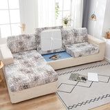 Housse de Coussin Canapé <br> Imprimée Blanc