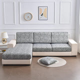 Housse de Coussin Canapé <br> Imprimée Gris